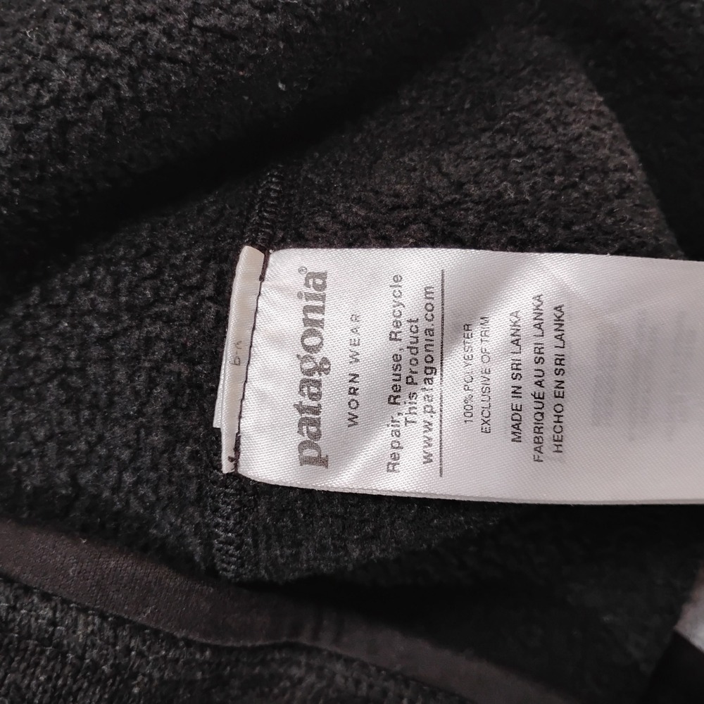 Patagonia Better Sweater Full Zip Jacket Black Mens 25527 SP19 Fleece Coat - Picture 4 of 11